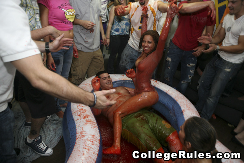 Pretty college girl is fucked from behind after party #74581156