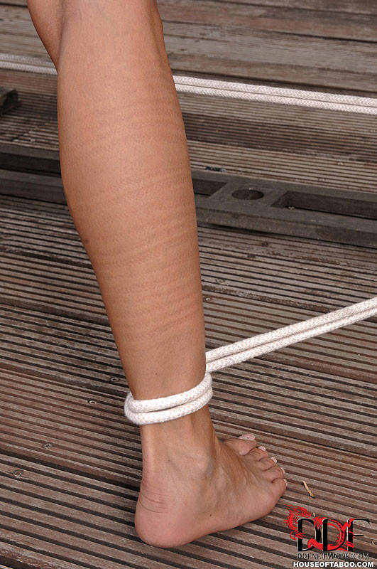 Sophie lynx rope bound nackt im hinterhof gets dildo gefickt
 #72021782