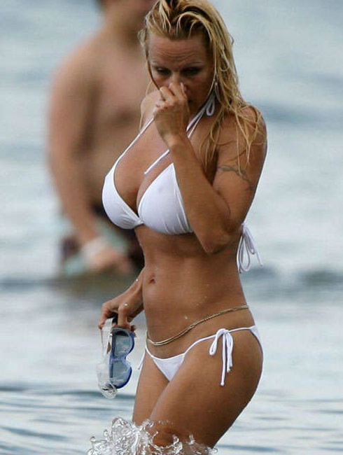 Pamela Anderson in nice bikini and hot pussy #75422313