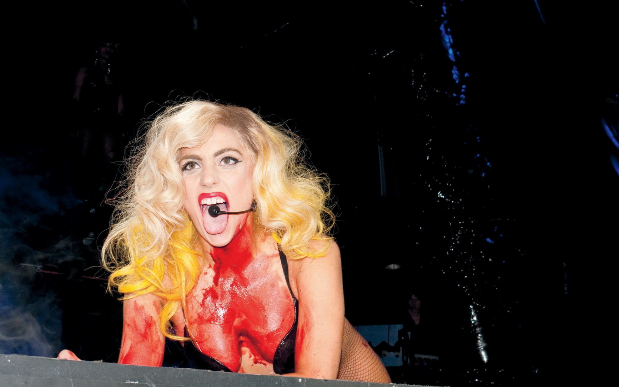 Lady Gaga showing her boobs in kinky Terry Richardson photoshoot #75277966