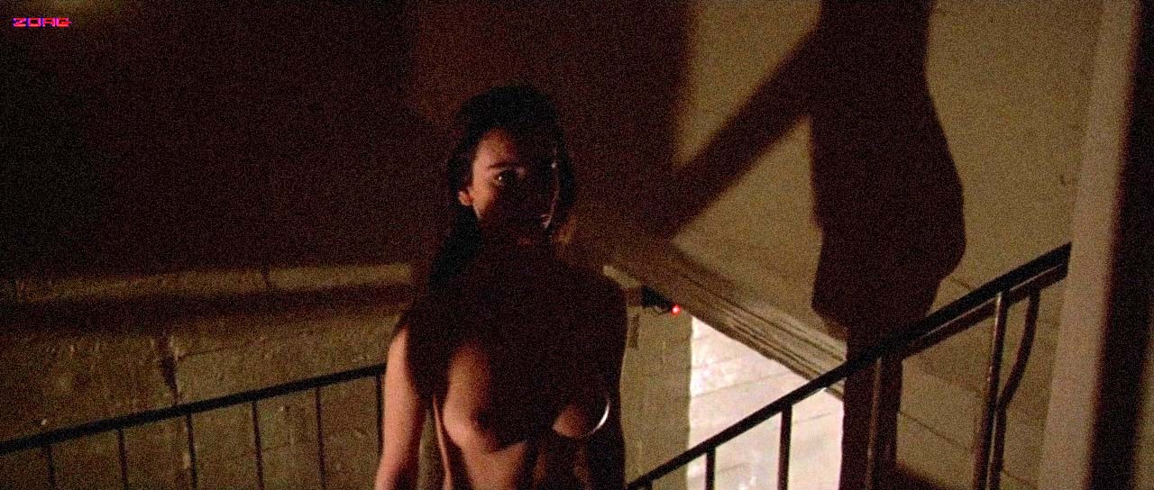 Mathilda May showing her nice huge boobs in nude movie scenes #75324298