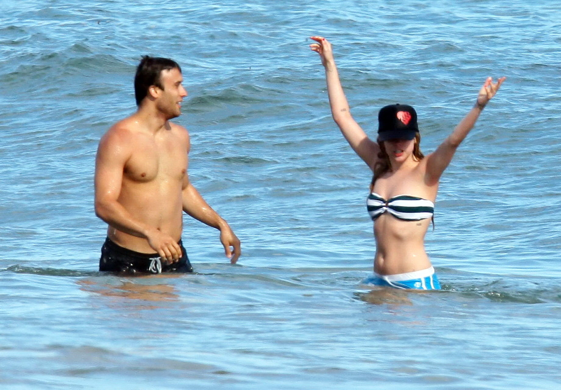 Avril lavigne bikini nip slip am strand in malibu
 #75338367