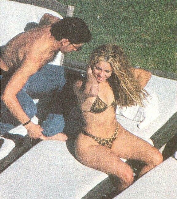 latin sensation Shakira thong bikini and see thru shots #70442695