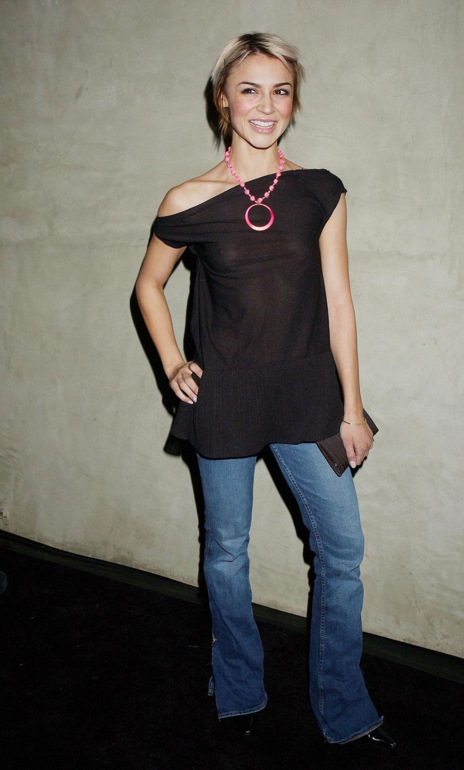 Samaire Armstrong braless in see-through top at the Fox Broadcasting Network Pri #75333822