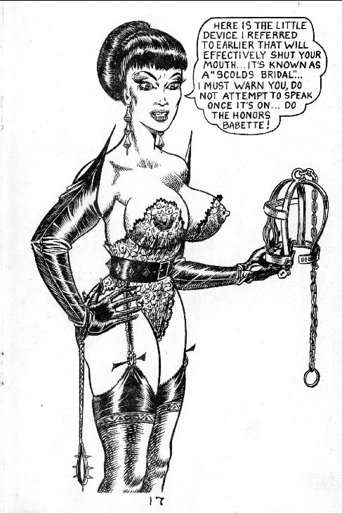 Kurvige Herrin in schwarzem Leder und unterwürfige Hure
 #69650282