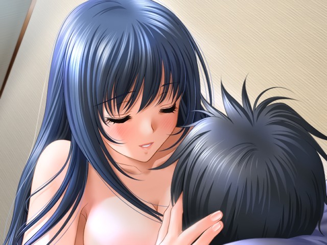 Sizzling hentai chick kissing with lust a handsome dude #69536019