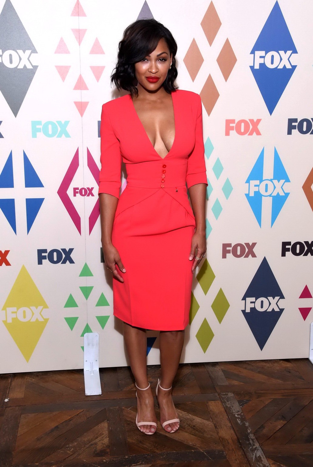 Meagan Good showing huge cleavage at the TCA Party #75156630