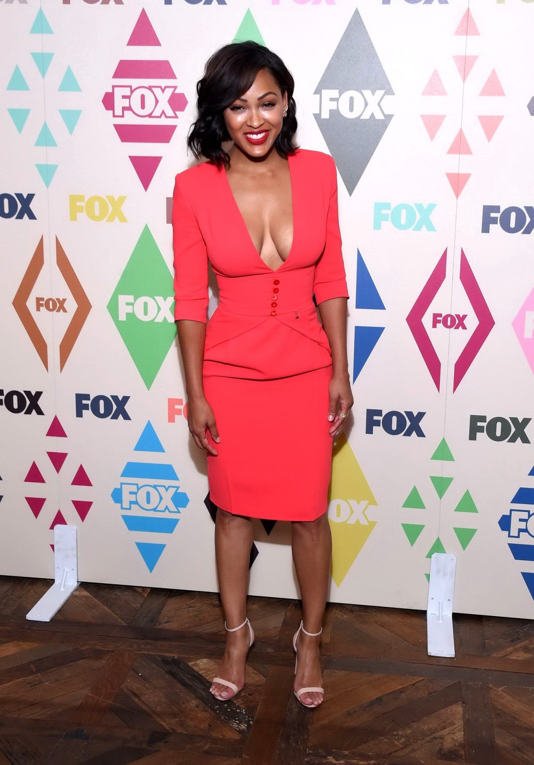 Meagan Good showing huge cleavage at the TCA Party #75156638