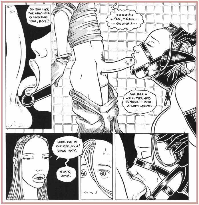 bizarre leather fetish sex comic #72228014