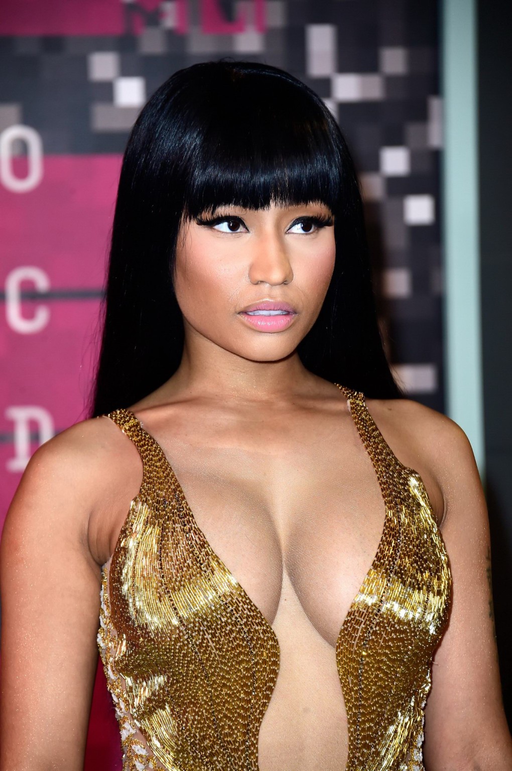 Nicki Minaj showing off her huge boobs for MTV #75153557