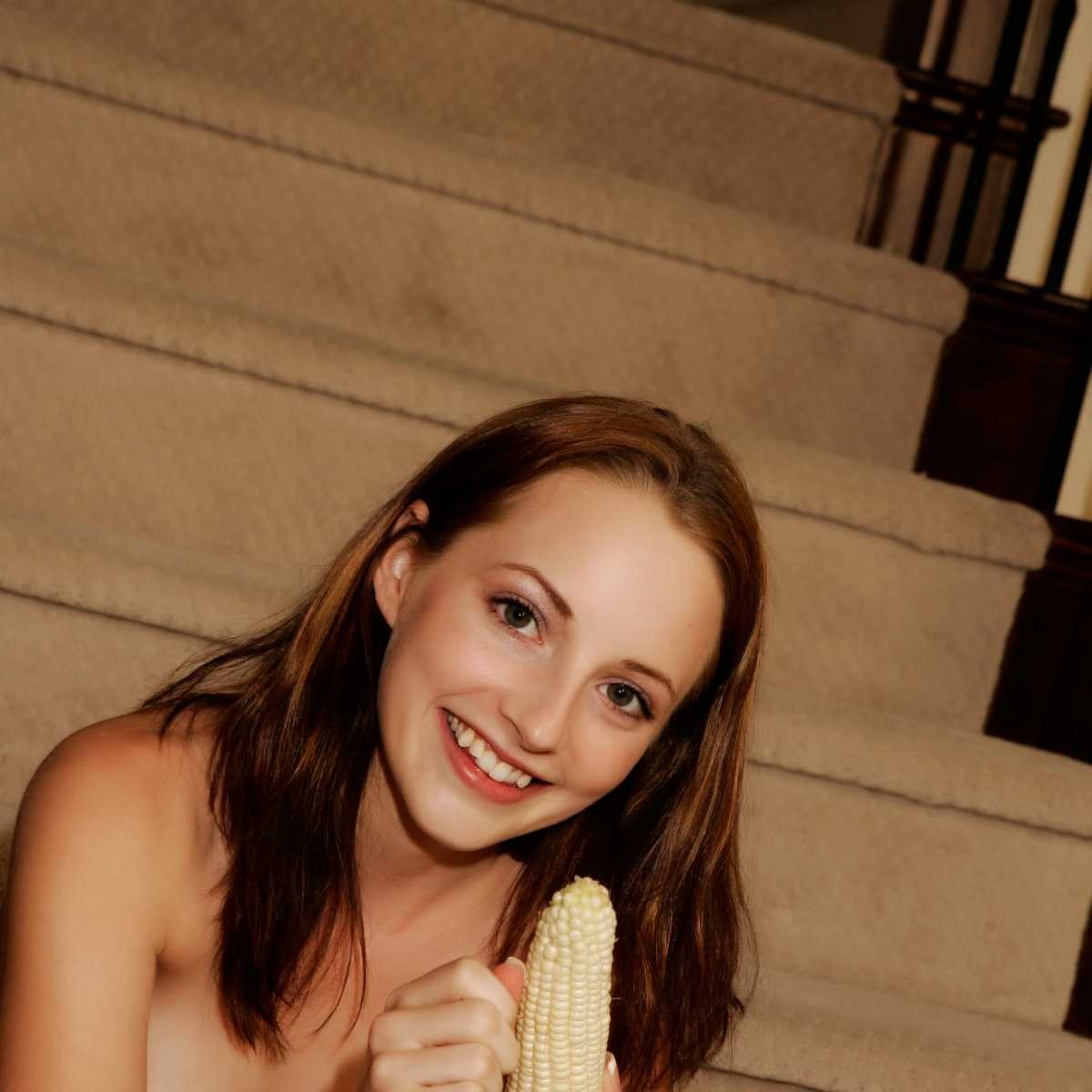 Tiny Tabitha corn fucker this girl knows how to shuck and fuck corn you have to  #77141182