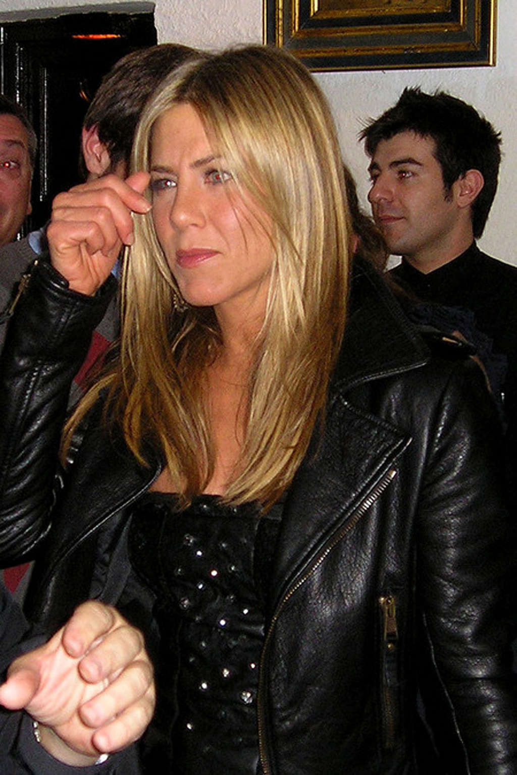 Jennifer Aniston danceing in sexy and hot see thru dress #75354522