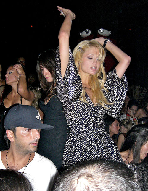 Paris Hilton exposed ass upskirt and grabbing Britney tits #75439637