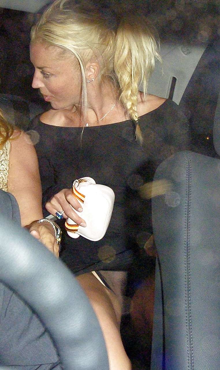 Tamara Beckwith showing her pussy upskirt in car and her tits on beach caught by #75291940