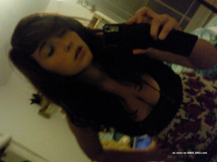 Non-nude sexy pics of an amateur brunette cutie #67642107
