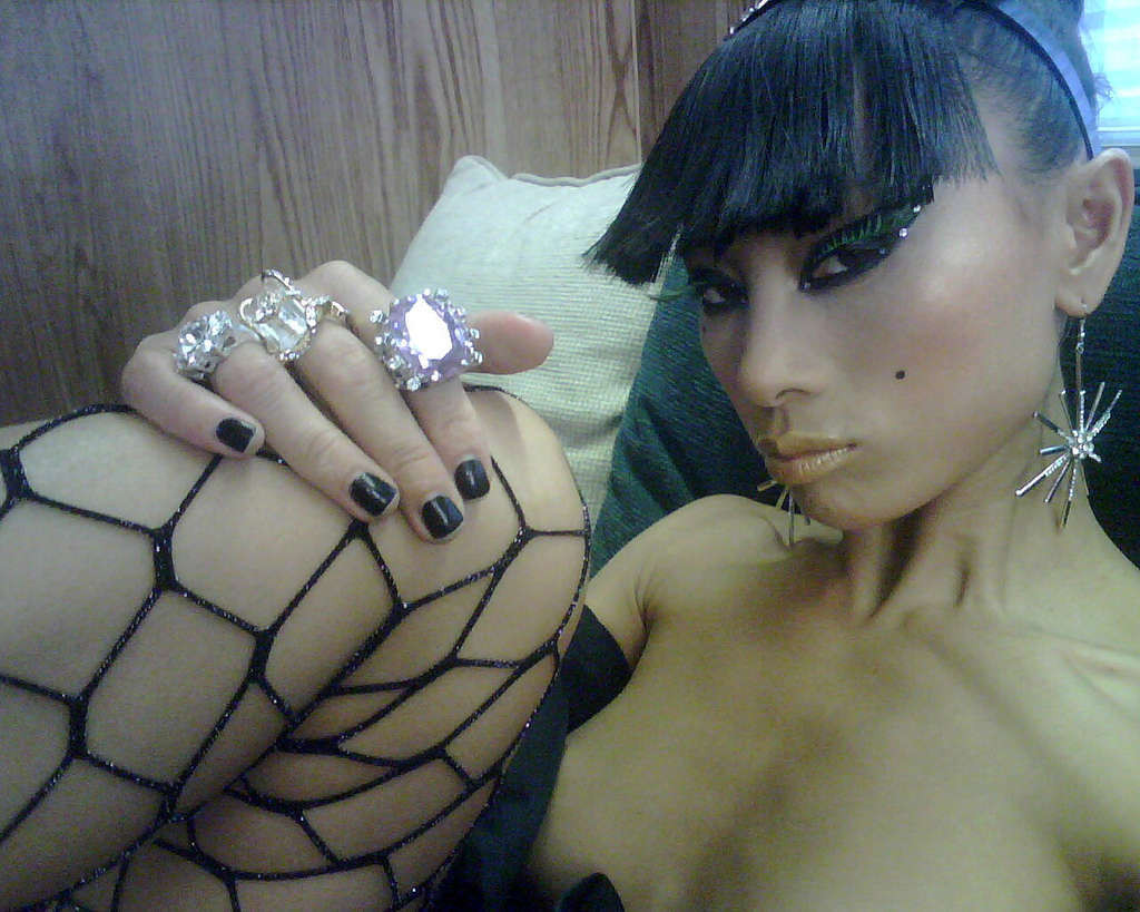 Bai Ling posing topless in private nude pictures and nipple slip #75370111