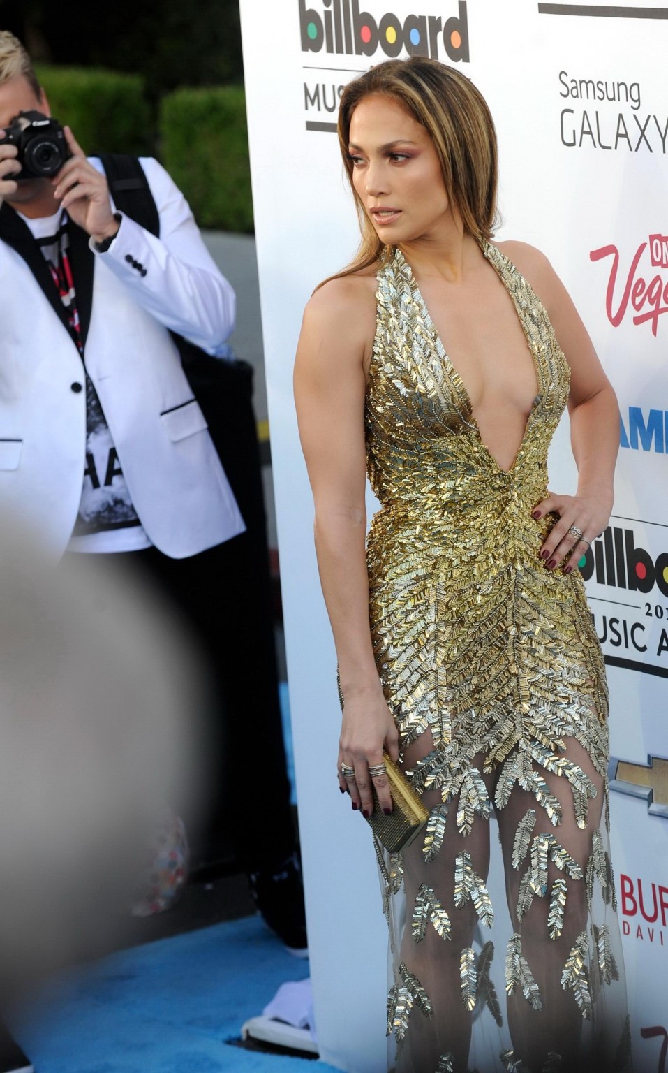 Jennifer Lopez showing huge cleavage at the 2013 Billboard Music Awards in Las V #75231704