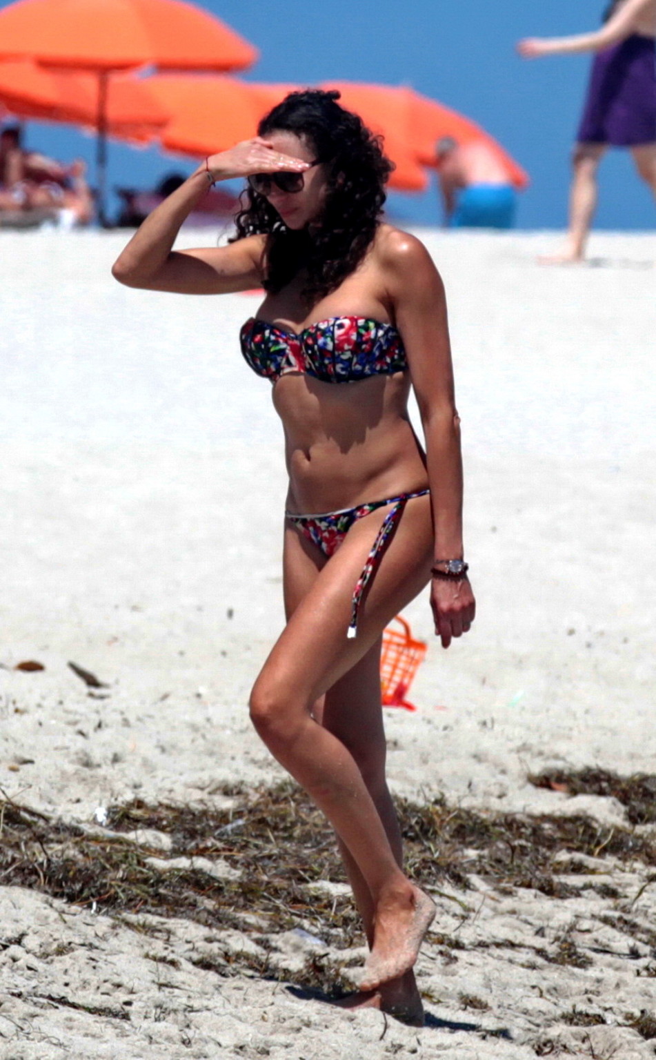 Lilly Becker showing off her bikini body on a beach in Miami #75168271