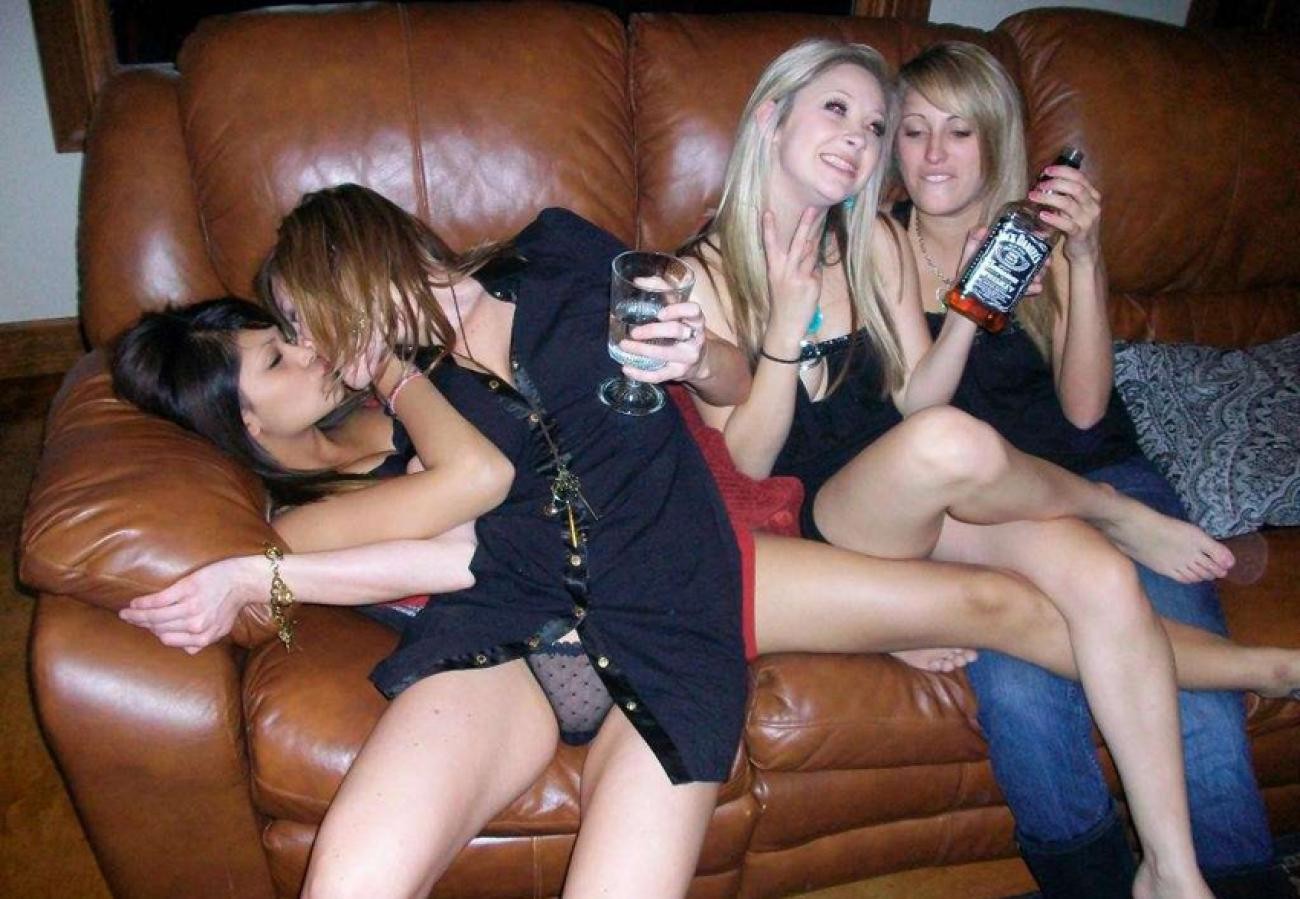 Pictures of trashed GFs in a crazy party #77128470