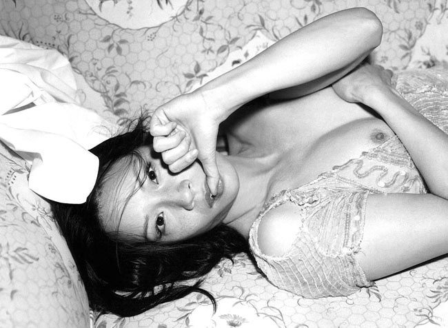 Celebrity Lucy Liu exposed perky tits for magazine #75403218