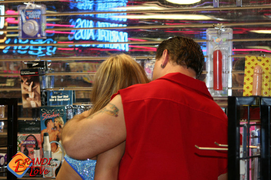 Brandi Love gets Naked at Adult Novelty Shop #67254655