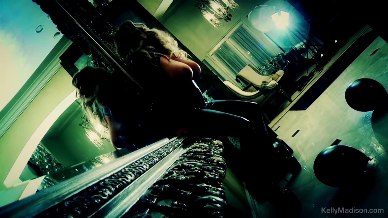 Busty Kelly Madison in a a way too tight cat suit #78355938