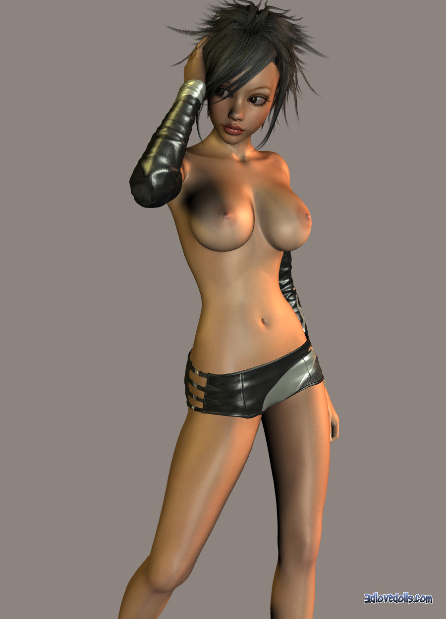 ラテックスの3Dガール
 #69595649