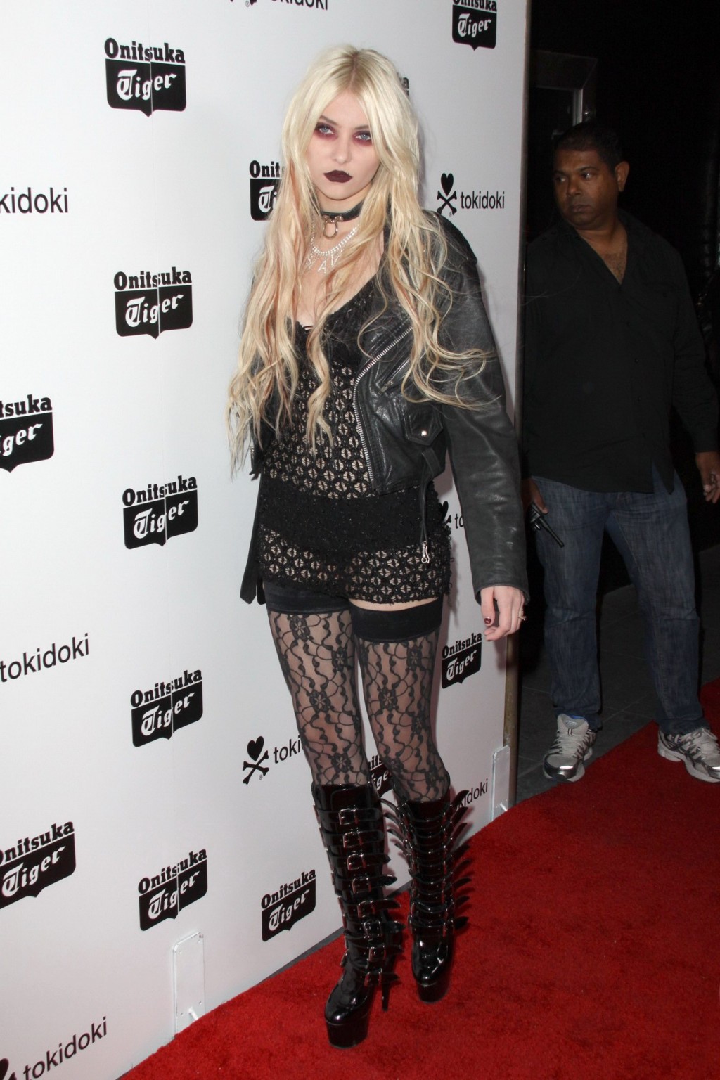 Taylor Momsen wearing lace dress  lingerie at the collaboration launch party at  #75328417
