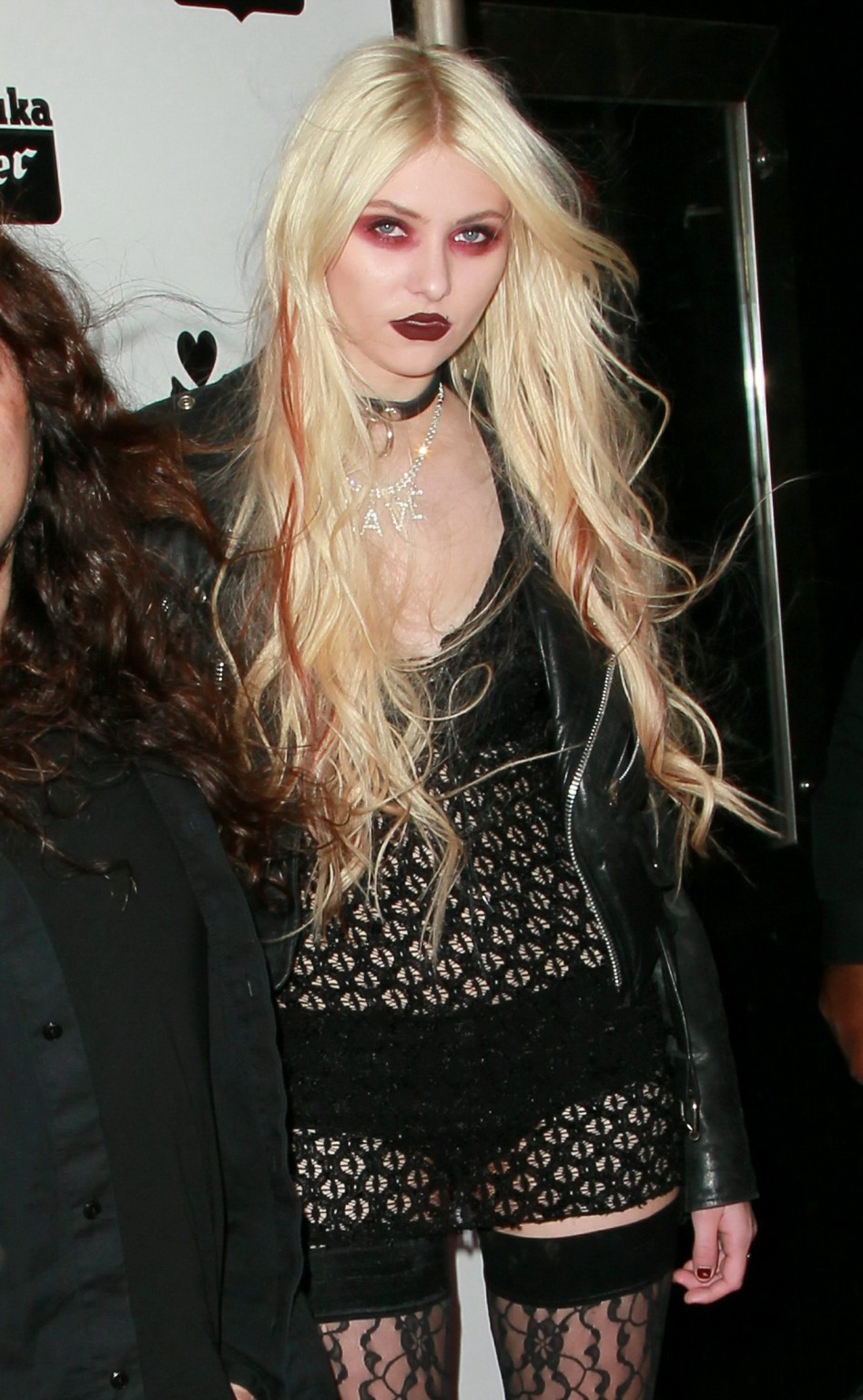 Taylor Momsen wearing lace dress  lingerie at the collaboration launch party at  #75328426
