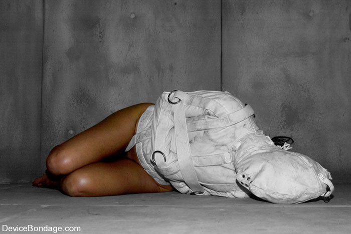 Innocent slave India Summer bound in a straight jacket #72194064