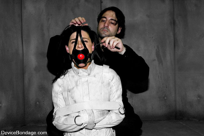 Innocent slave India Summer bound in a straight jacket #72194080