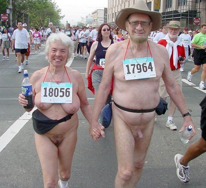 old grannies showing off their goodies in public #77198657