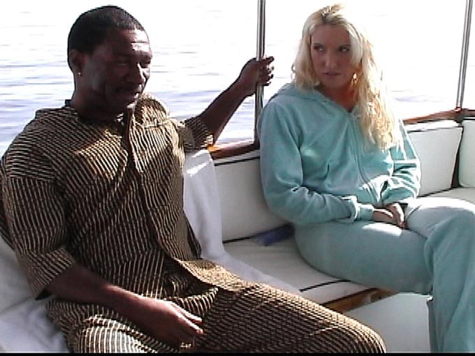Blonde interracial fucking on a boat #74100871
