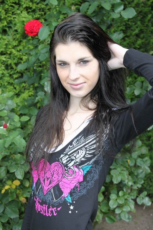 super skinny dutch girl posing outdoors #67179891