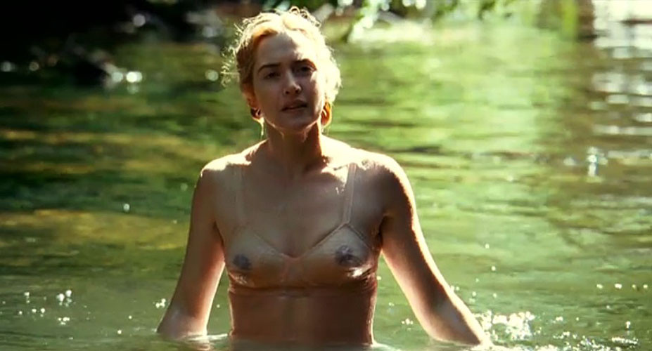 Kate Winslet showing her nice big tits in some nude movie caps #75391340