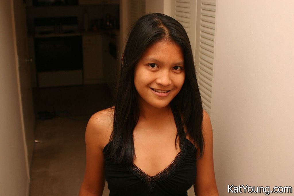 Kat Young :: Beautiful asian teen Kat kissing girlfriends tities #69936371