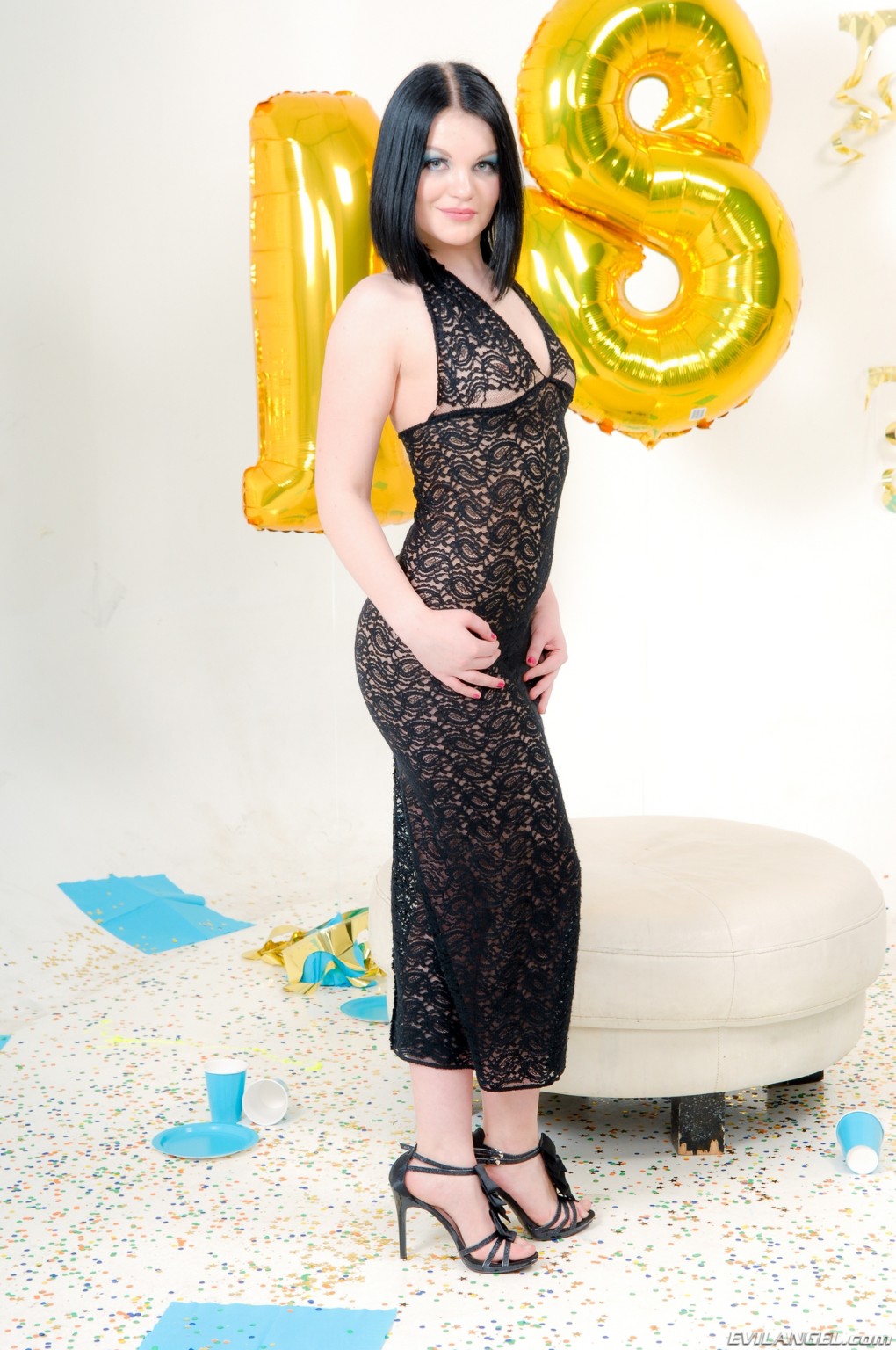 Amateur teen showing young body #68075680