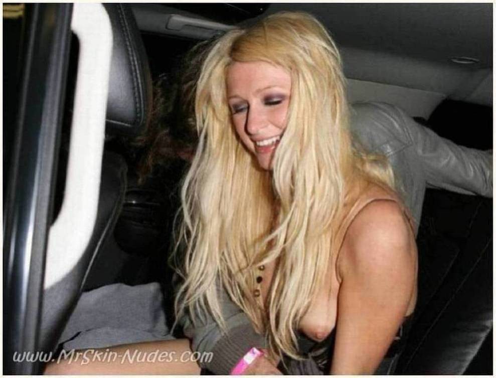 Paris Hilton struts around Hollywood in lingerie #75376849