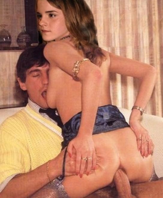 Celeb Emma Watson taking dicks in her pussy and ass #68527291