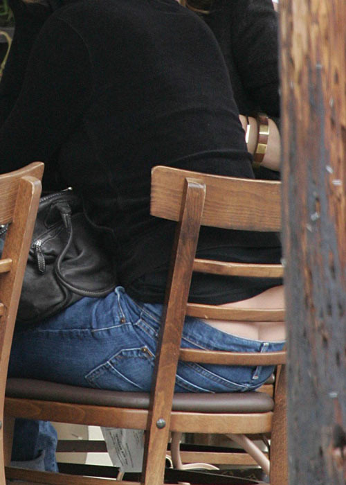 Ashlee Simpson with megacleavage and seethrough #75445953