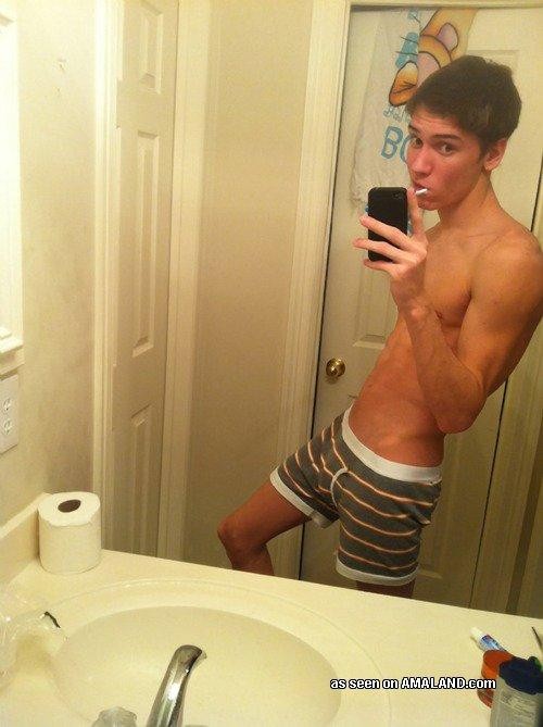 Nice gallery of skinny self-shooting emo twinks #76915490