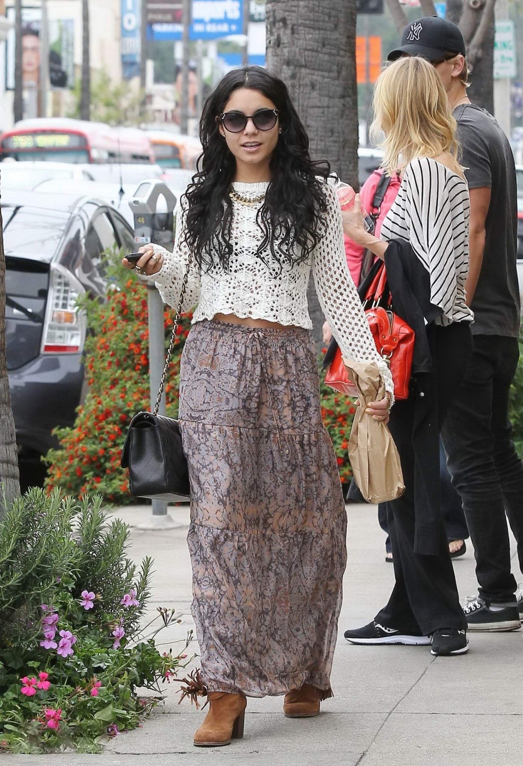 Vanessa Hudgens see through to bra out in Studio City #75264922