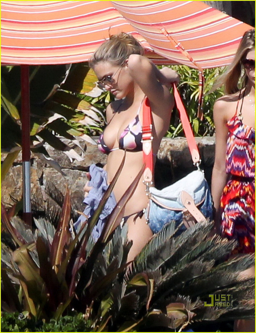 Bar Refaeli busty wearing skimpy bikini on the Mexican beach #75322415