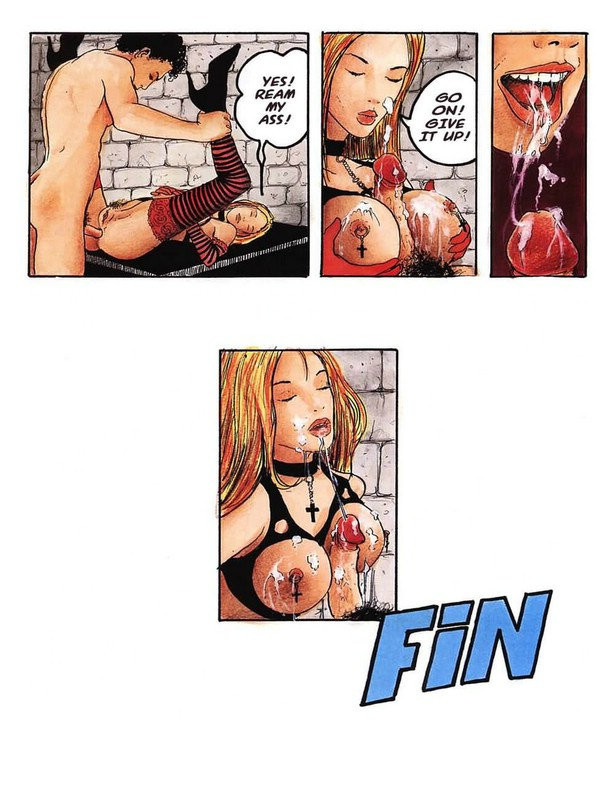 Chicks fucking blowjob and cumshot in amazing hardcore comic series (en anglais)
 #69362957