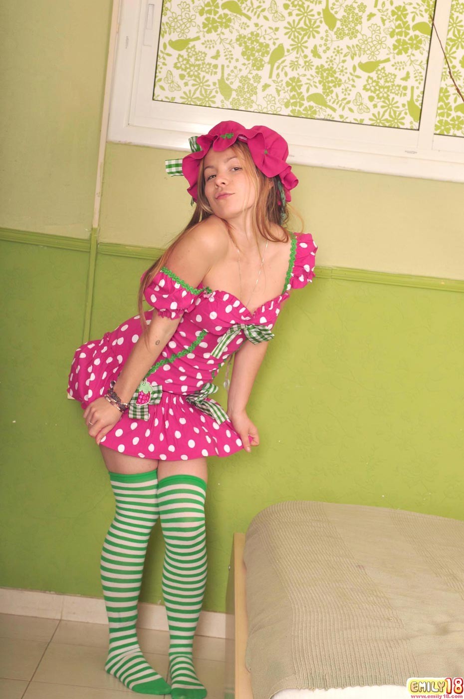 Cute teen girl Emily cosplay #74870197