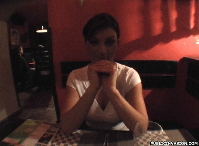 dark sultry chick enjoys sucking a rather large strangers pecker #74882665