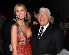 Ivanka Trump Braless Showing Huge Cleavage In A Short Floral Dress At 9th Annual