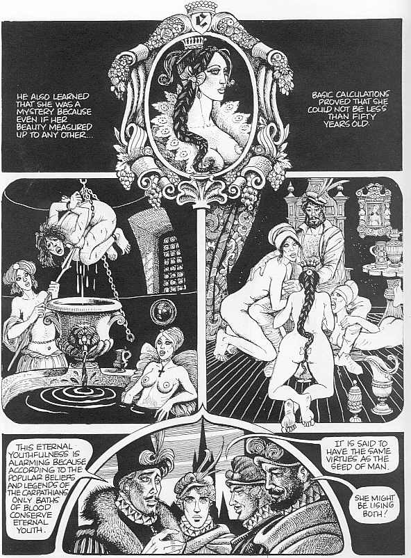 Vintage illustrierte schmerzhafte Bondage-Geschichten
 #69709788