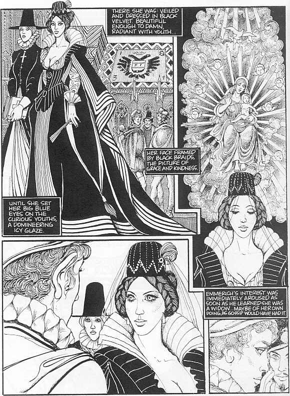 Vintage illustrierte schmerzhafte Bondage-Geschichten
 #69709810