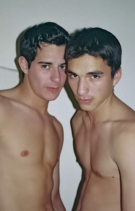 Two latin twinks enjoy mutual sucking and rimming on the stairs #76940948